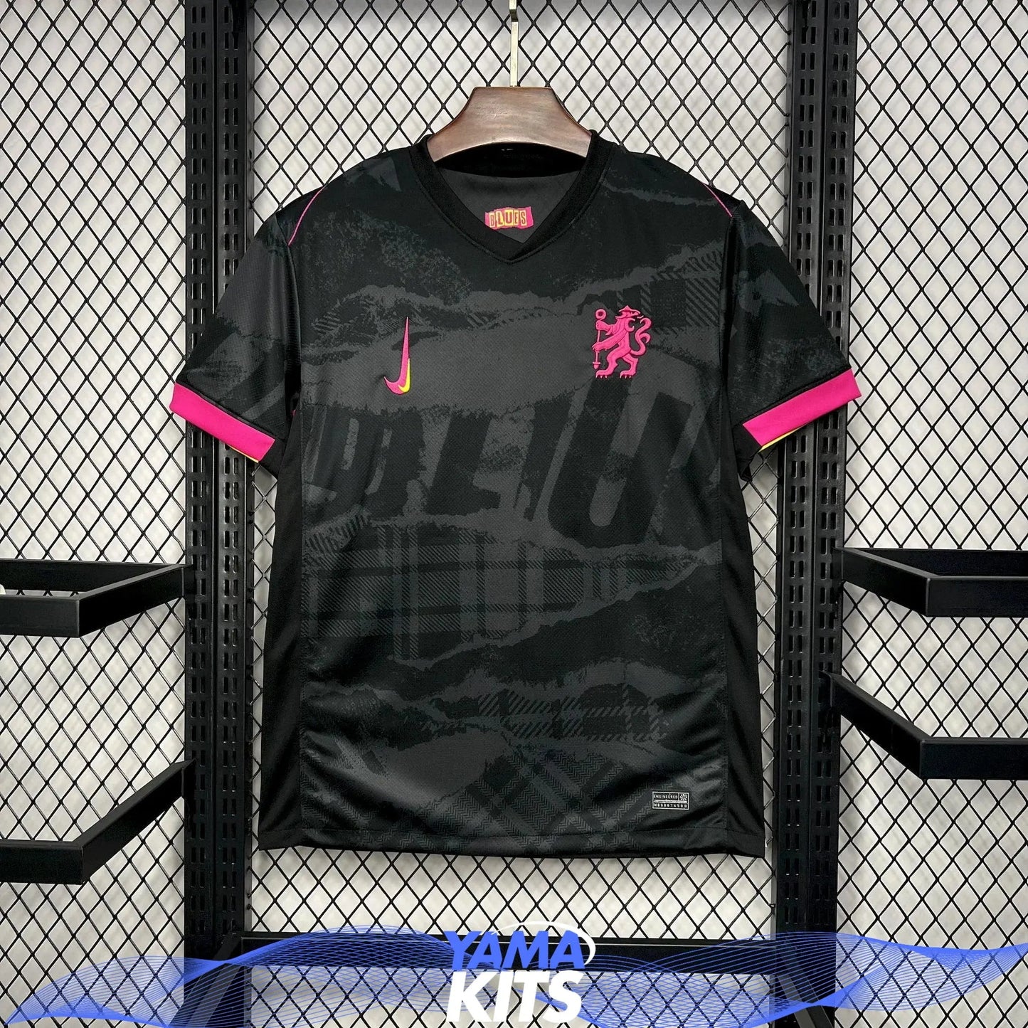 Maillot Chelsea Third Noir, rose 2024/2025